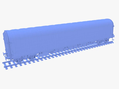 CFR Sliding Tarp Rail Car v2 3D Model