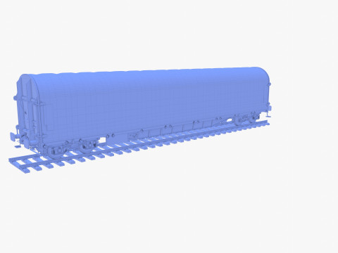 CFR Sliding Tarp Rail Car v3 Modelo 3D