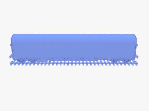 CFR Sliding Tarp Rail Car v3 Modelo 3D