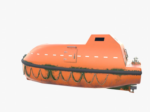 Life boat V1 Model 3D