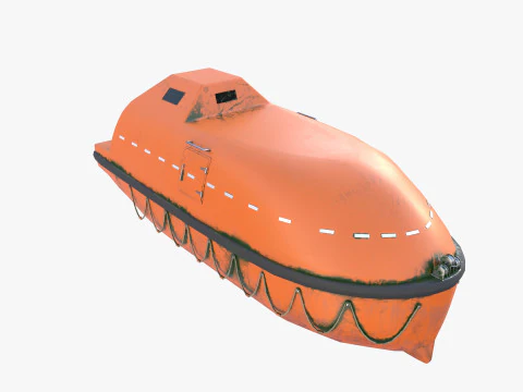 Life boat V1 3D Model