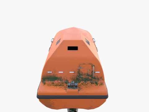 Life boat V1 Model 3D