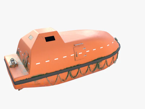 Life boat V1 3D Model