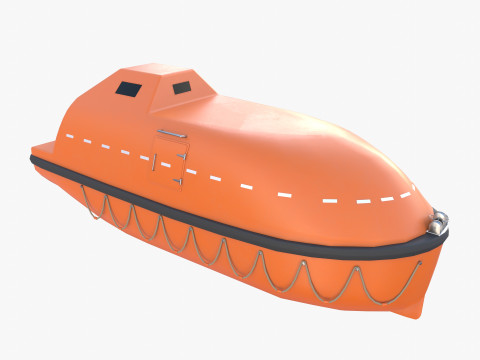 Life boat V2 3D Модель