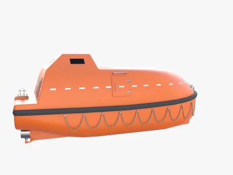Life boat V2 3D Model