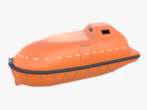 Life boat V2 3D Model