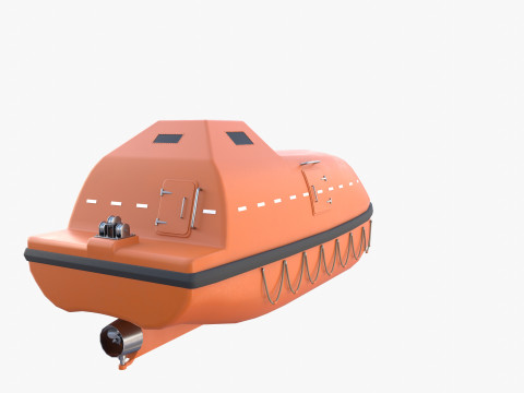 Life boat V2 Modello 3D