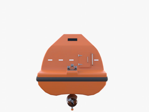 Life boat V2 Modello 3D