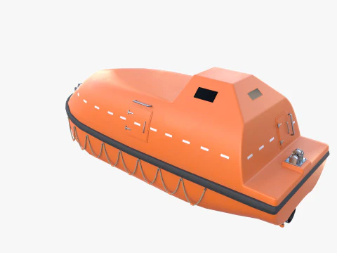 Life boat V2 3D Model