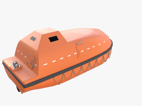 Life boat V2 Modello 3D