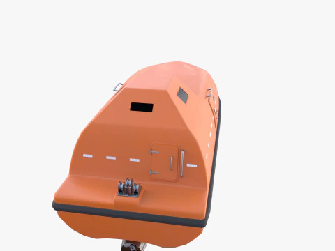 Life boat V2 3D Model