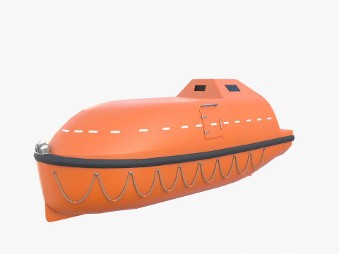 Life boat V2 Modello 3D