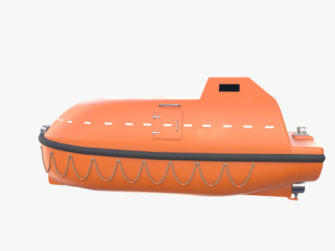 Life boat V2 Modello 3D