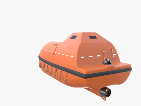 Life boat V2 3D Model