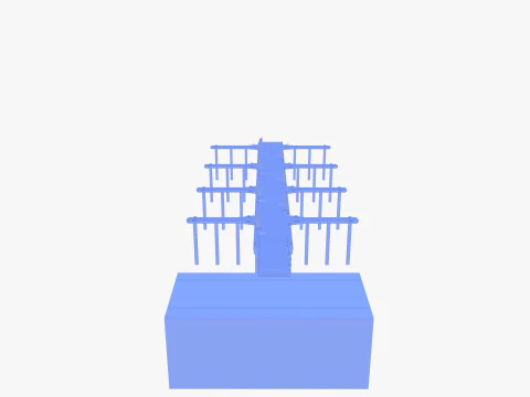 Pontoon dock V1 3D Model