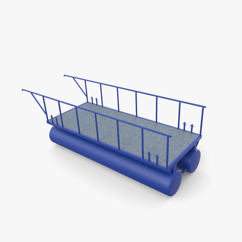 Pontoon V1 3D 模型 .c4d .max .obj .3ds .fbx .stl .blend
