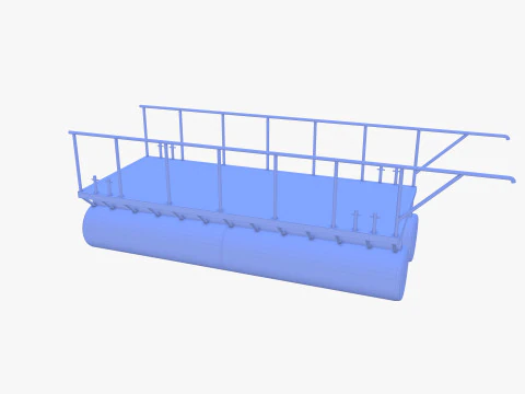 Pontoon V1 3D Model