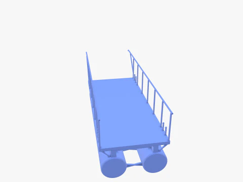 Pontoon V1 3D Model