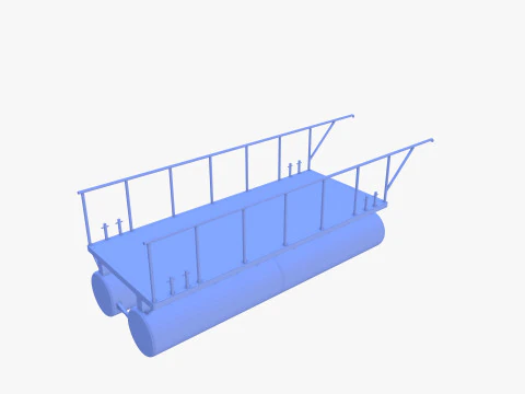 Pontoon V1 3D Model