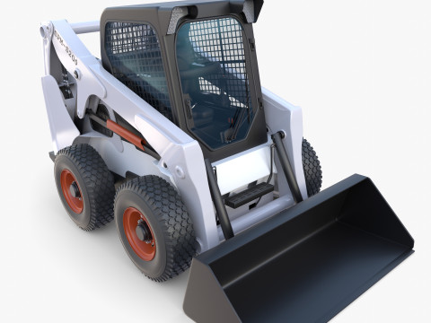 Skid steer loader V1 3D-Modell