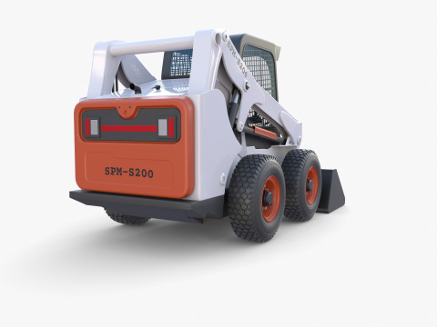 Skid steer loader V1 Model 3D