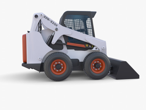 Skid steer loader V1 Model 3D