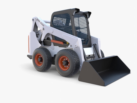 Skid steer loader V1 Model 3D
