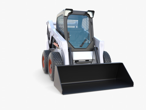 Skid steer loader V1 Model 3D