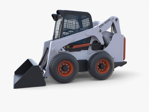 Skid steer loader V1 Model 3D