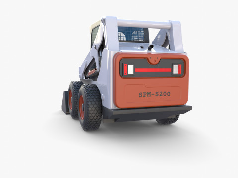 Skid steer loader V1 Model 3D
