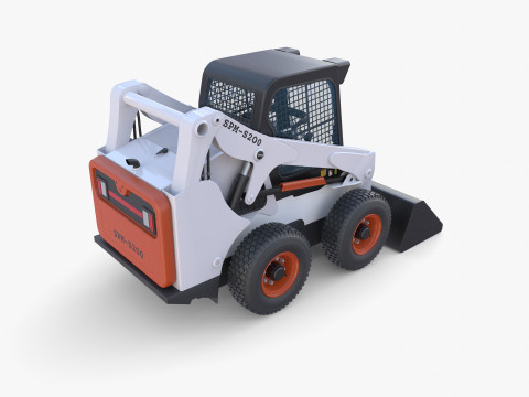Skid steer loader V1 Model 3D