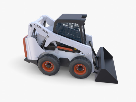 Skid steer loader V1 Model 3D