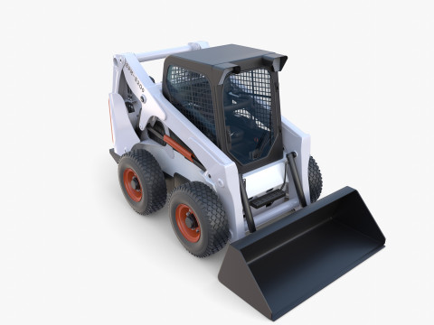 Skid steer loader V1 Model 3D