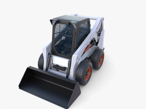 Skid steer loader V1 Model 3D