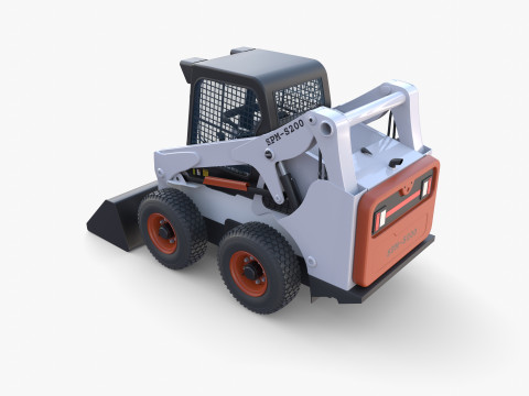 Skid steer loader V1 Model 3D