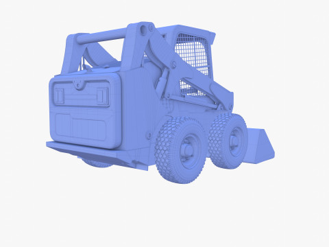 Skid steer loader V1 Model 3D