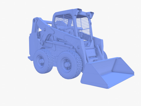 Skid steer loader V1 Model 3D