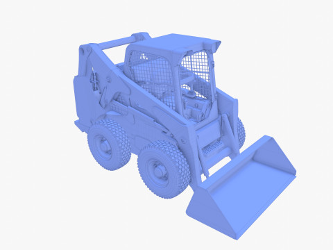 Skid steer loader V1 Model 3D