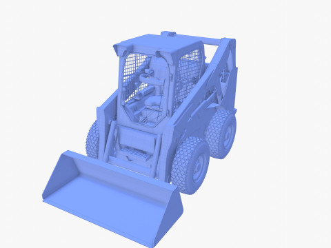 Skid steer loader V1 Model 3D