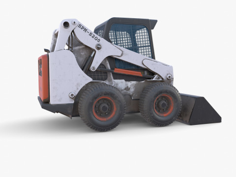 Skid steer loader V2 Model 3D