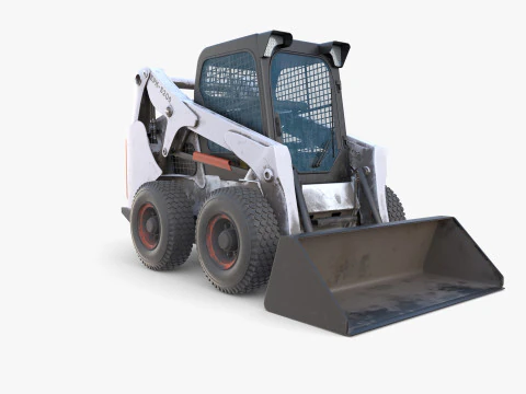 Minicarregadeira V2 Modelo 3D