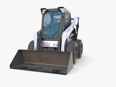 Minicarregadeira V2 Modelo 3D