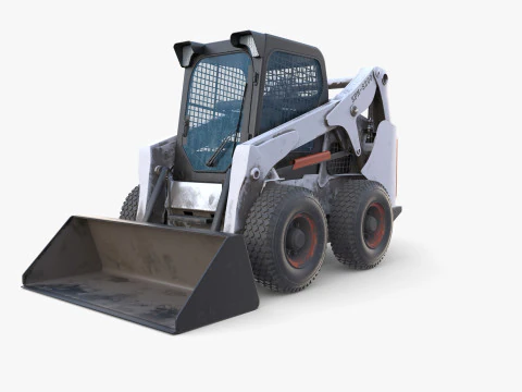 Minicarregadeira V2 Modelo 3D