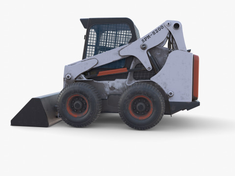 Skid steer loader V2 Model 3D