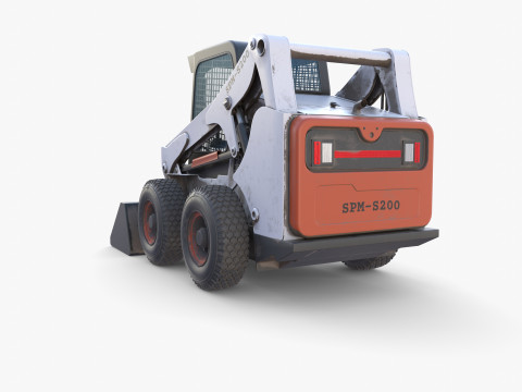 Skid steer loader V2 Model 3D