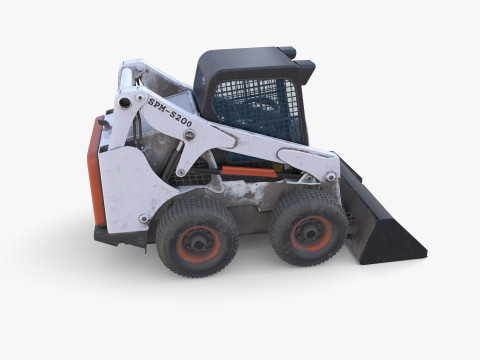 Skid steer loader V2 Model 3D