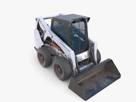 Skid steer loader V2 Model 3D