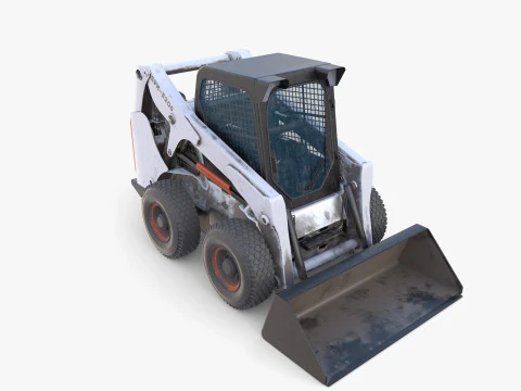 Minicarregadeira V2 Modelo 3D