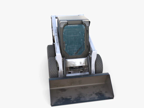 Minicarregadeira V2 Modelo 3D