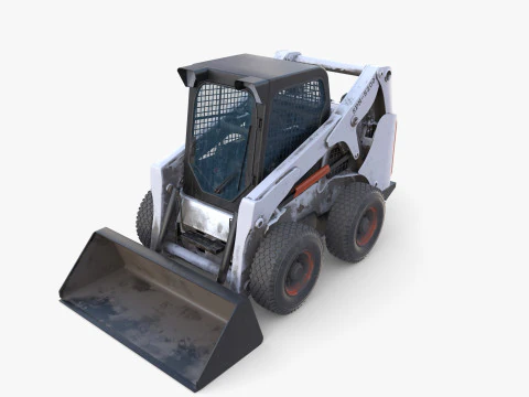 Minicarregadeira V2 Modelo 3D